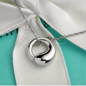 Tiffany and Co. Elsa Peretti Eternal Sterling Silver Necklace